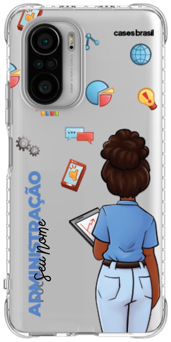 Capinha para Celular Administração - Boneca Profissão