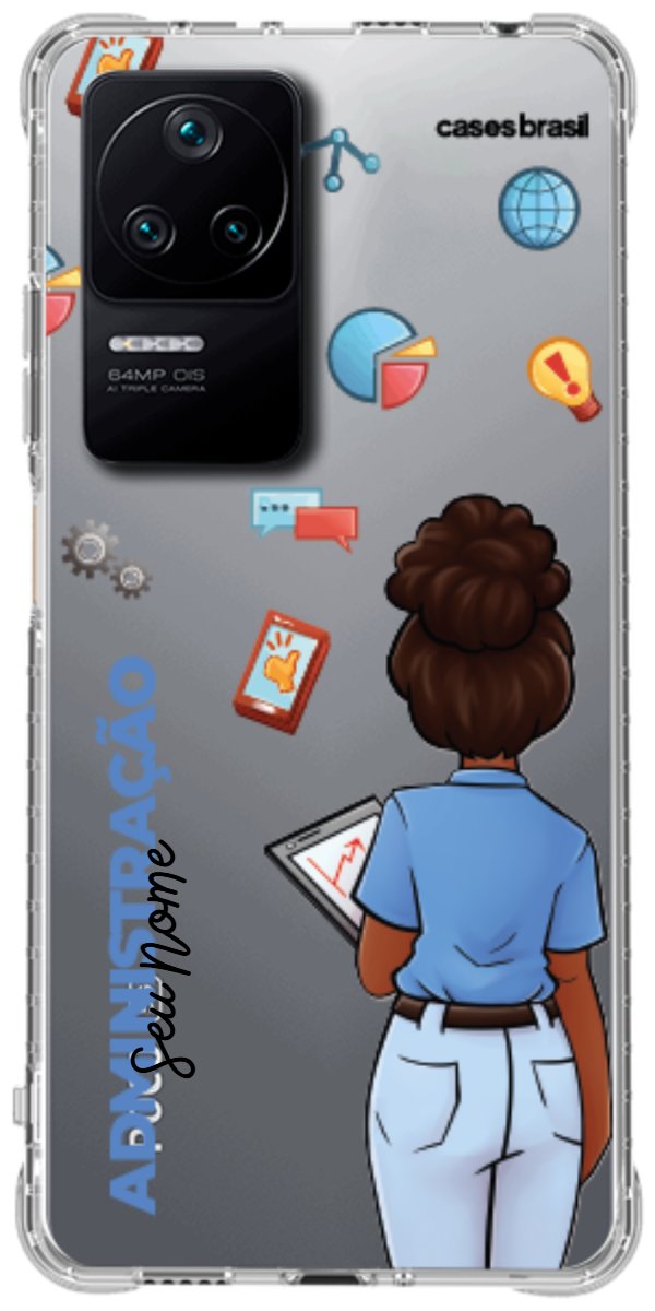 Capinha para Celular Administração - Boneca Profissão