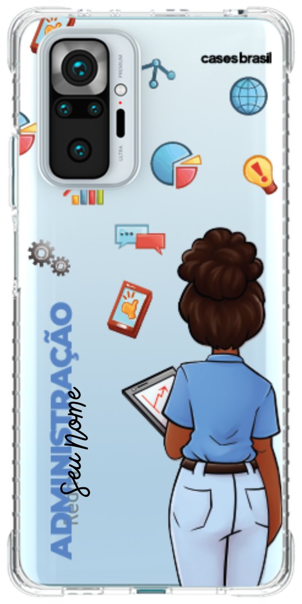 Capinha para Celular Administração - Boneca Profissão