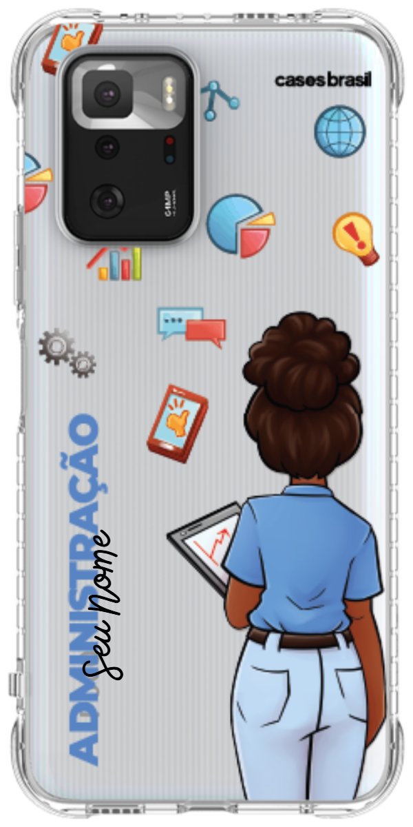 Capinha para Celular Administração - Boneca Profissão