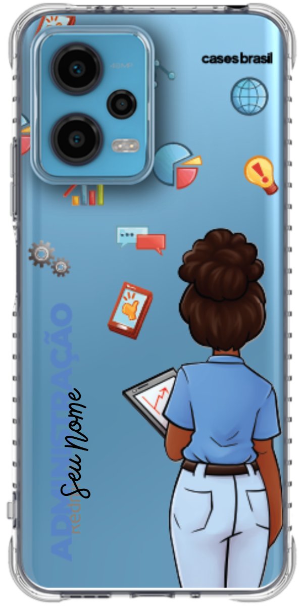 Capinha para Celular Administração - Boneca Profissão
