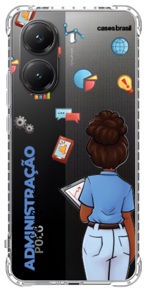 Capinha para Celular Administração - Boneca Profissão