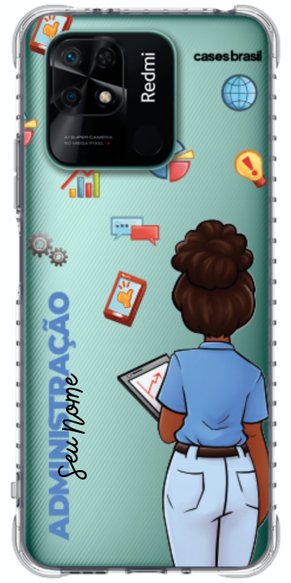 Capinha para Celular Administração - Boneca Profissão