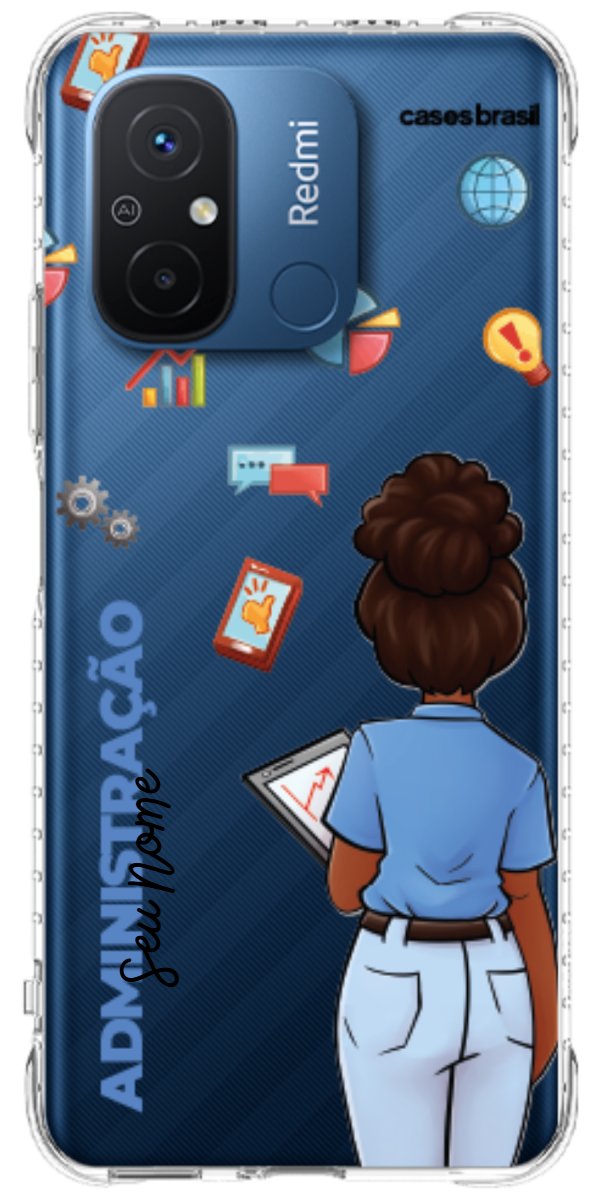 Capinha para Celular Administração - Boneca Profissão