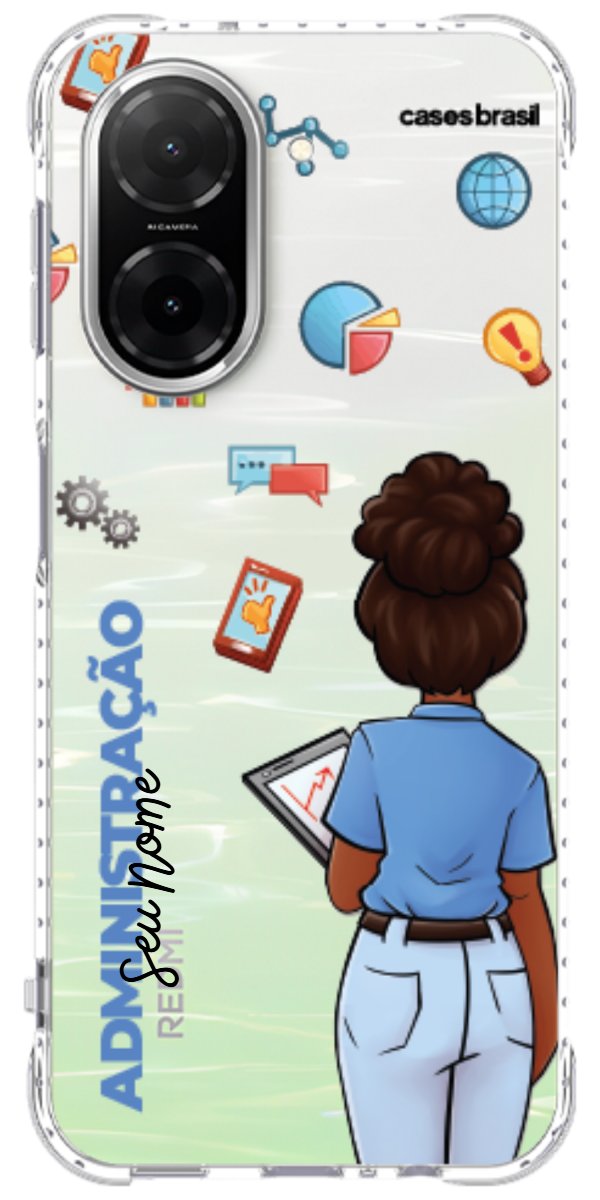 Capinha para Celular Administração - Boneca Profissão