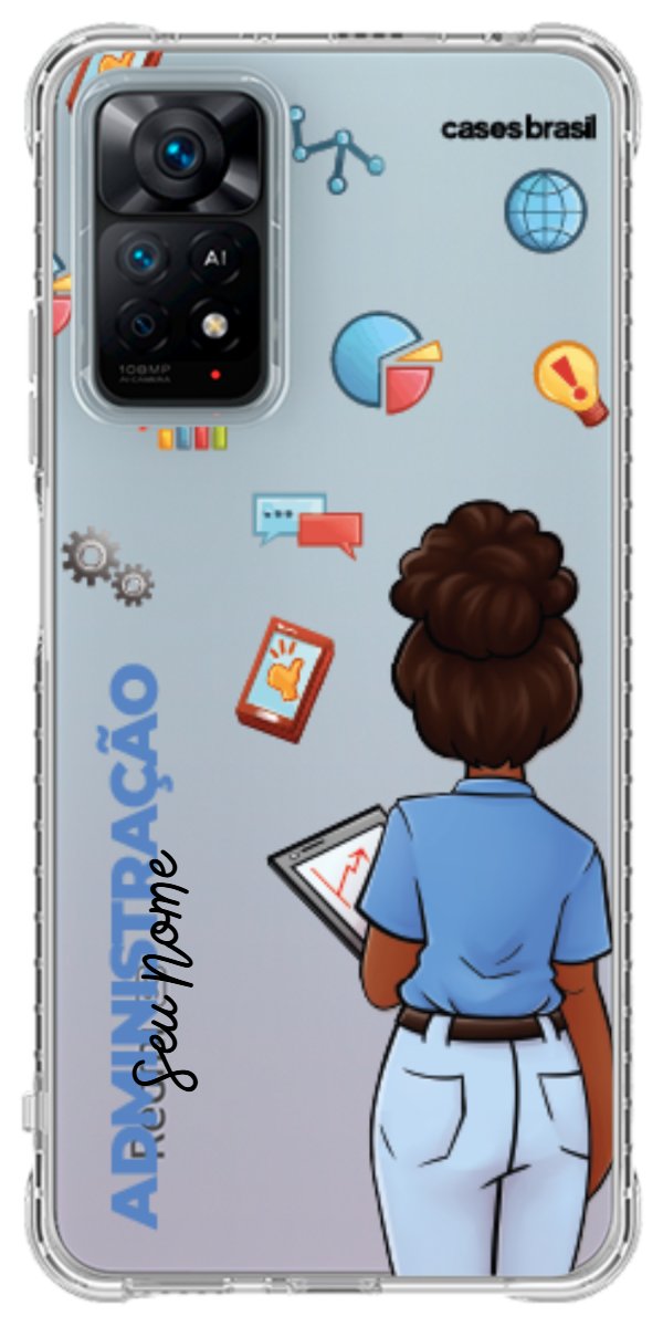 Capinha para Celular Administração - Boneca Profissão
