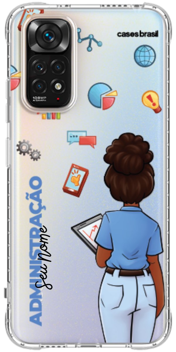Capinha para Celular Administração - Boneca Profissão