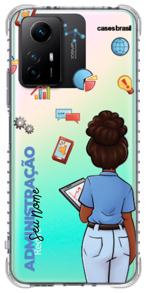 Capinha para Celular Administração - Boneca Profissão