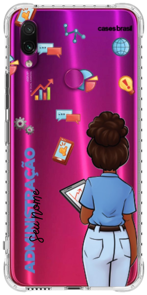 Capinha para Celular Administração - Boneca Profissão