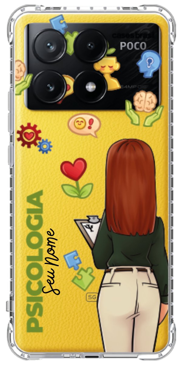Capinha para Celular Psicologia - Boneca Profissão