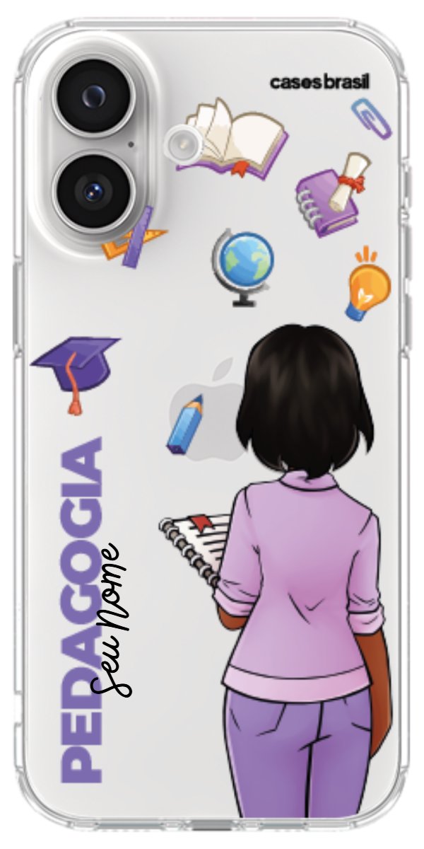 Capinha para Celular Pedagogia - Boneca Profissão