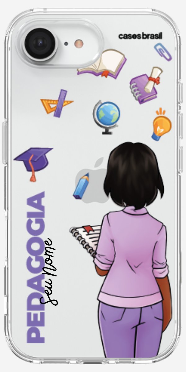 Capinha para Celular Pedagogia - Boneca Profissão