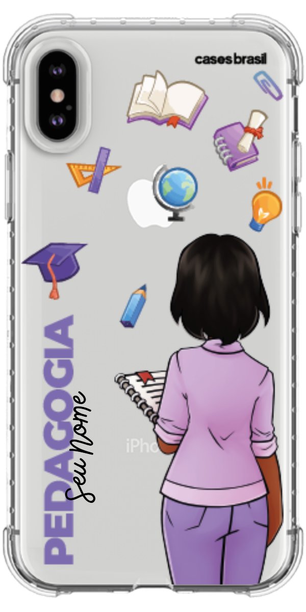 Capinha para Celular Pedagogia - Boneca Profissão