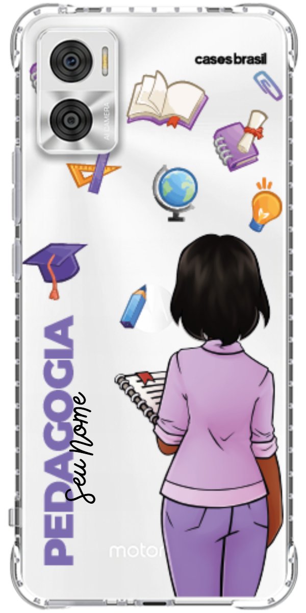 Capinha para Celular Pedagogia - Boneca Profissão