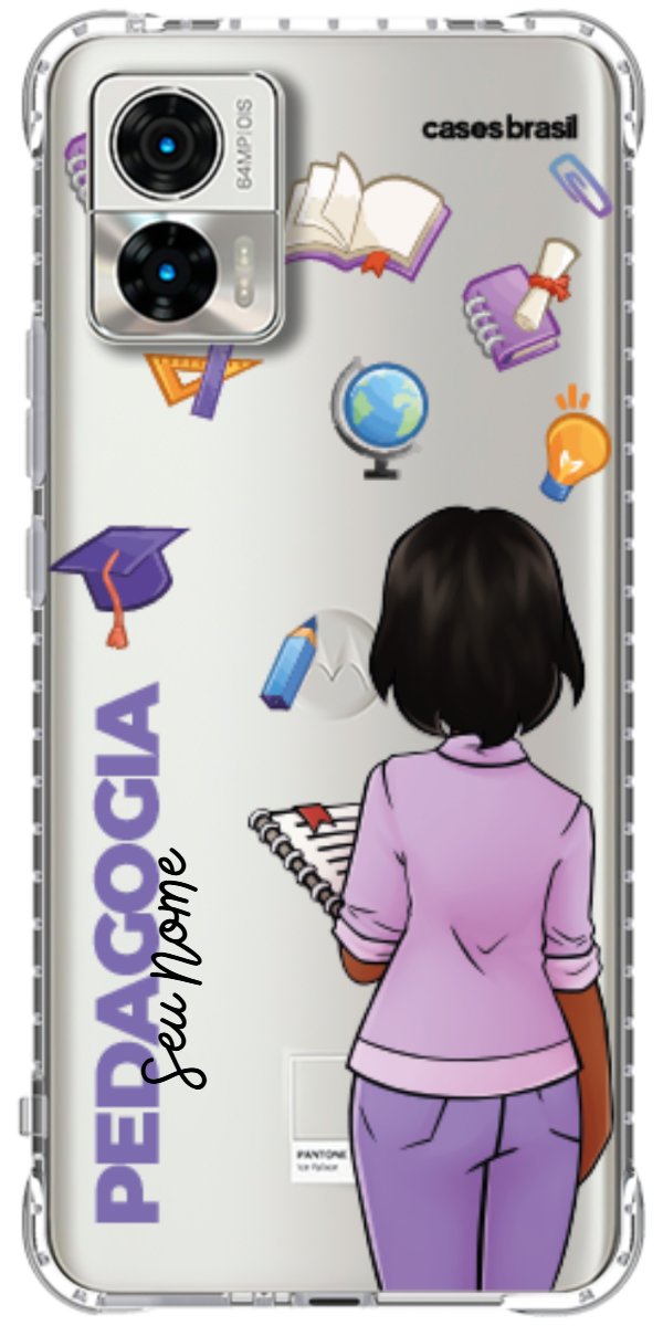 Capinha para Celular Pedagogia - Boneca Profissão