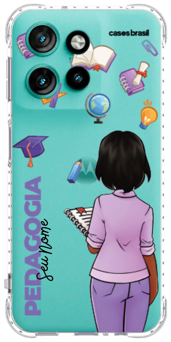 Capinha para Celular Pedagogia - Boneca Profissão
