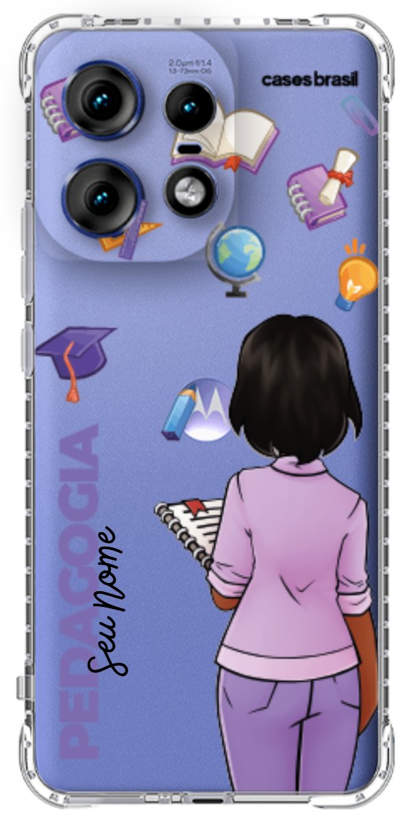 Capinha para Celular Pedagogia - Boneca Profissão