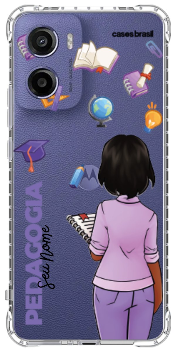 Capinha para Celular Pedagogia - Boneca Profissão