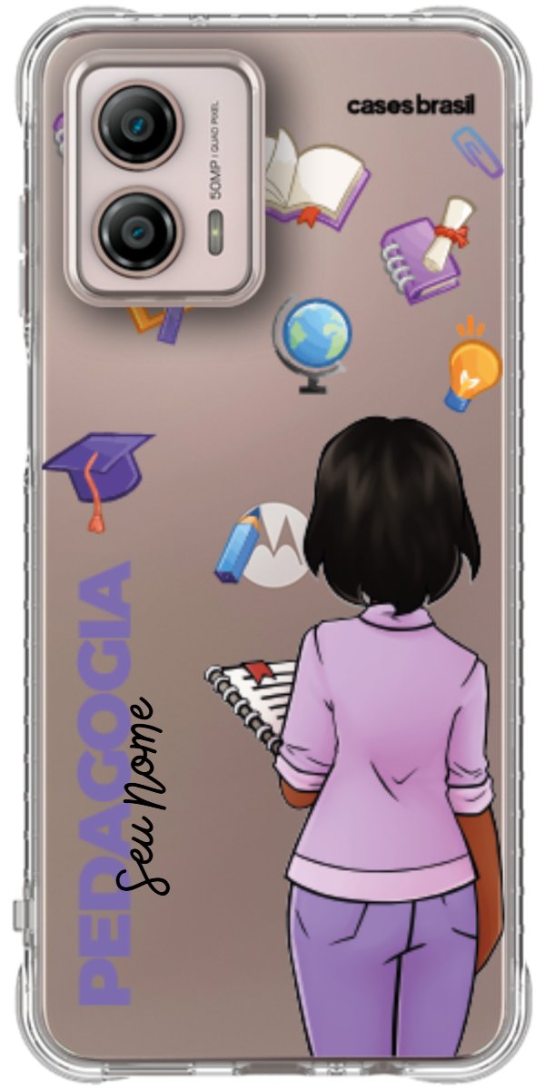 Capinha para Celular Pedagogia - Boneca Profissão