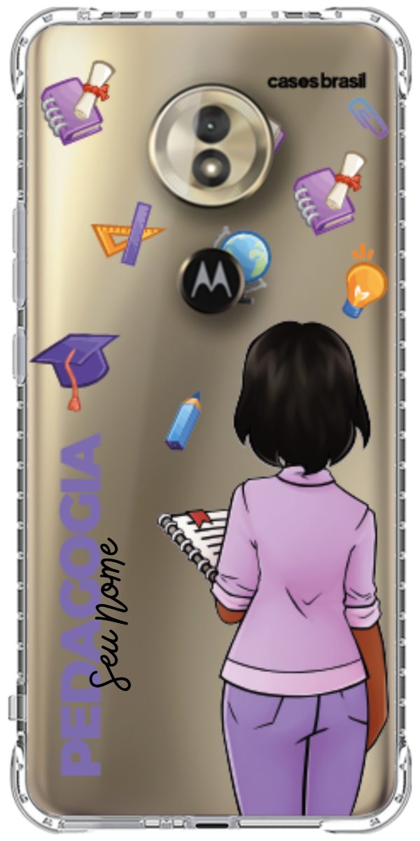 Capinha para Celular Pedagogia - Boneca Profissão