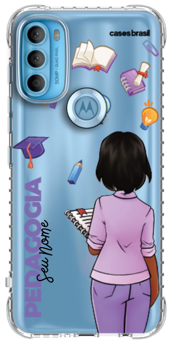 Capinha para Celular Pedagogia - Boneca Profissão