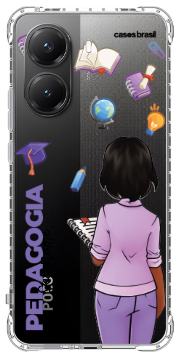 Capinha para Celular Pedagogia - Boneca Profissão