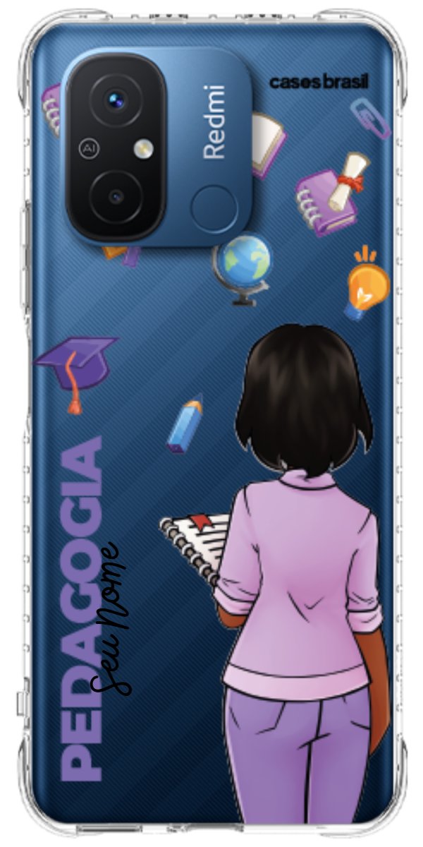 Capinha para Celular Pedagogia - Boneca Profissão