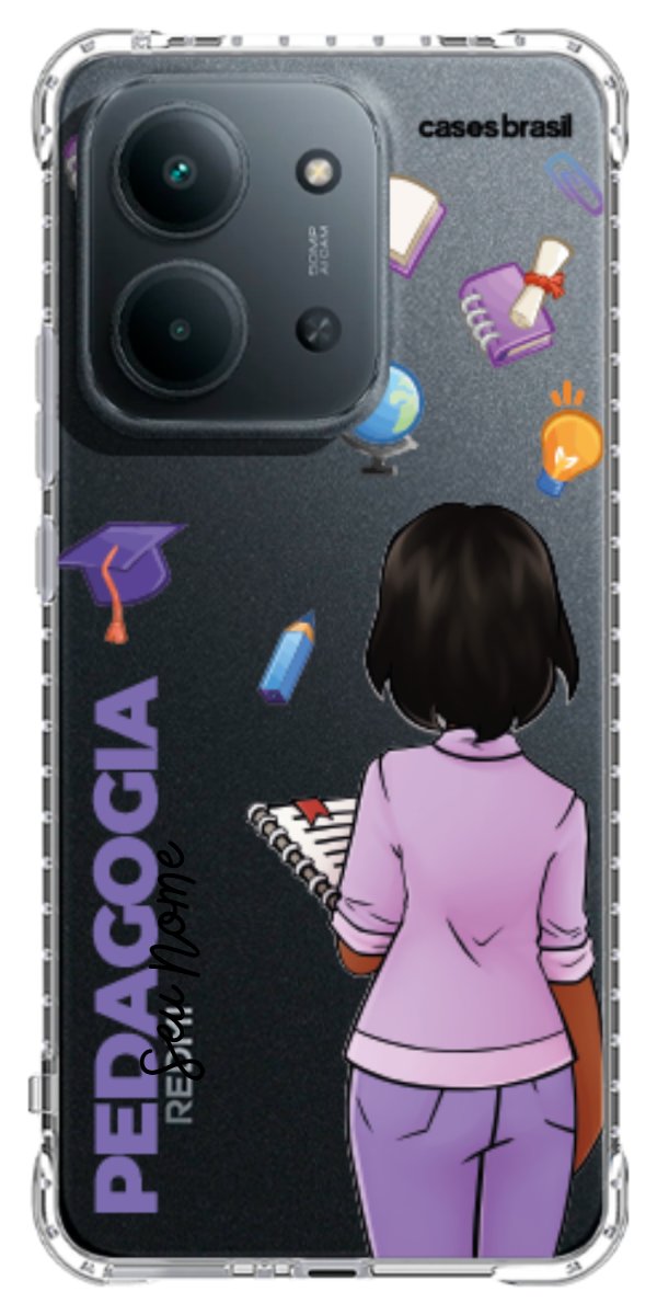 Capinha para Celular Pedagogia - Boneca Profissão