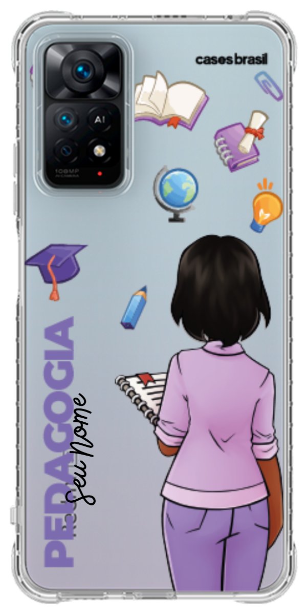 Capinha para Celular Pedagogia - Boneca Profissão