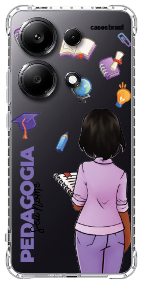 Capinha para Celular Pedagogia - Boneca Profissão