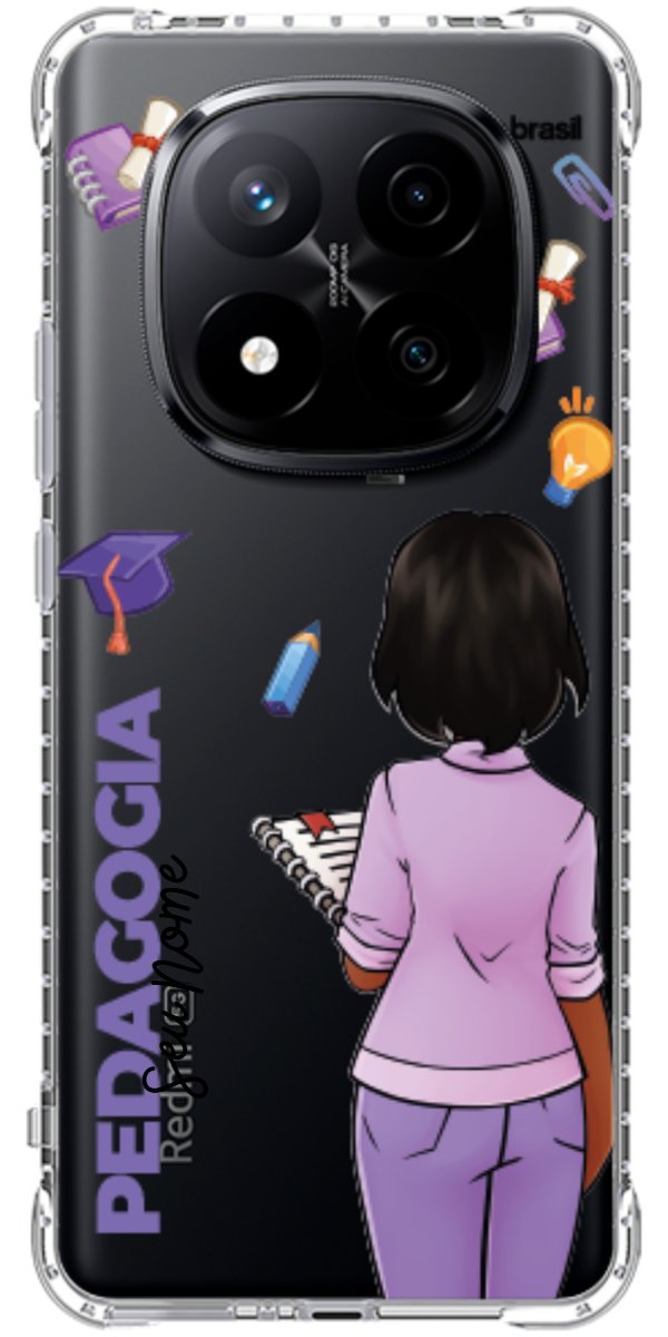 Capinha para Celular Pedagogia - Boneca Profissão