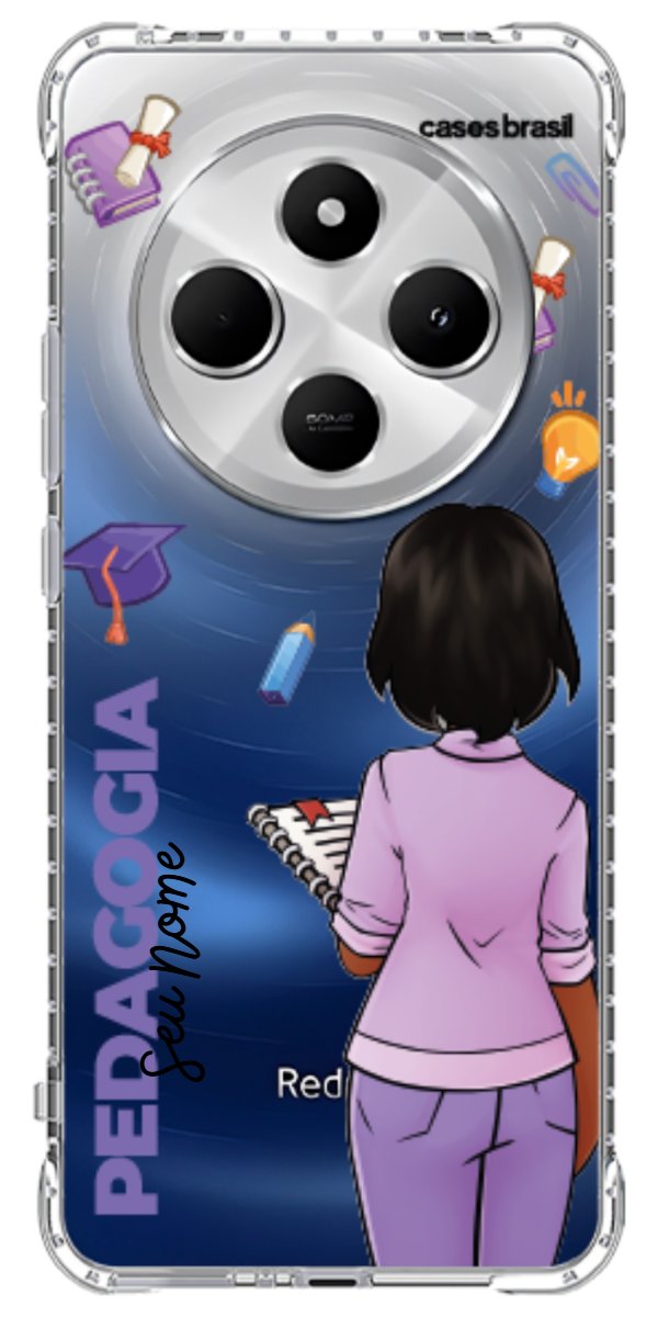 Capinha para Celular Pedagogia - Boneca Profissão
