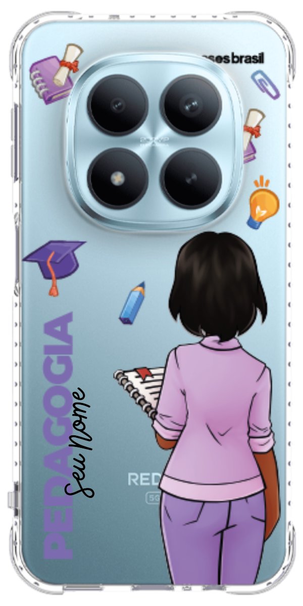 Capinha para Celular Pedagogia - Boneca Profissão