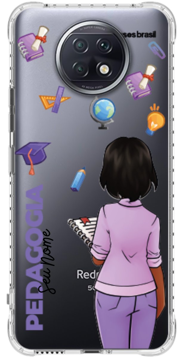 Capinha para Celular Pedagogia - Boneca Profissão