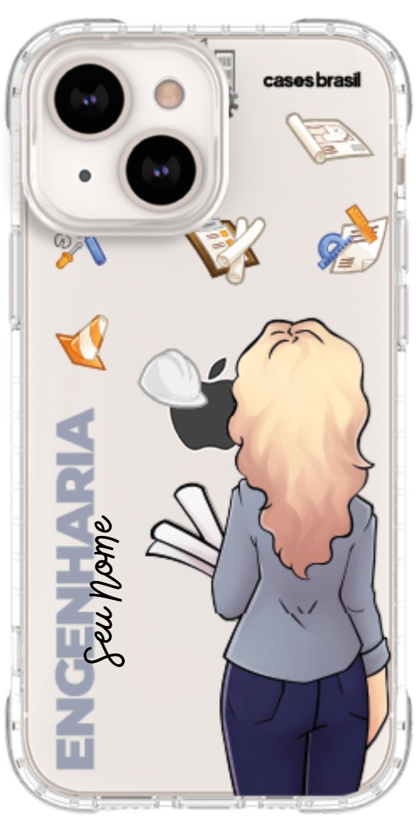 Capinha para Celular Engenharia - Boneca Profissão