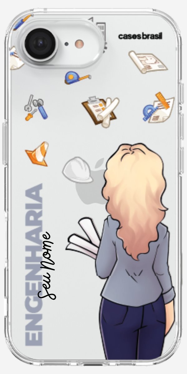 Capinha para Celular Engenharia - Boneca Profissão