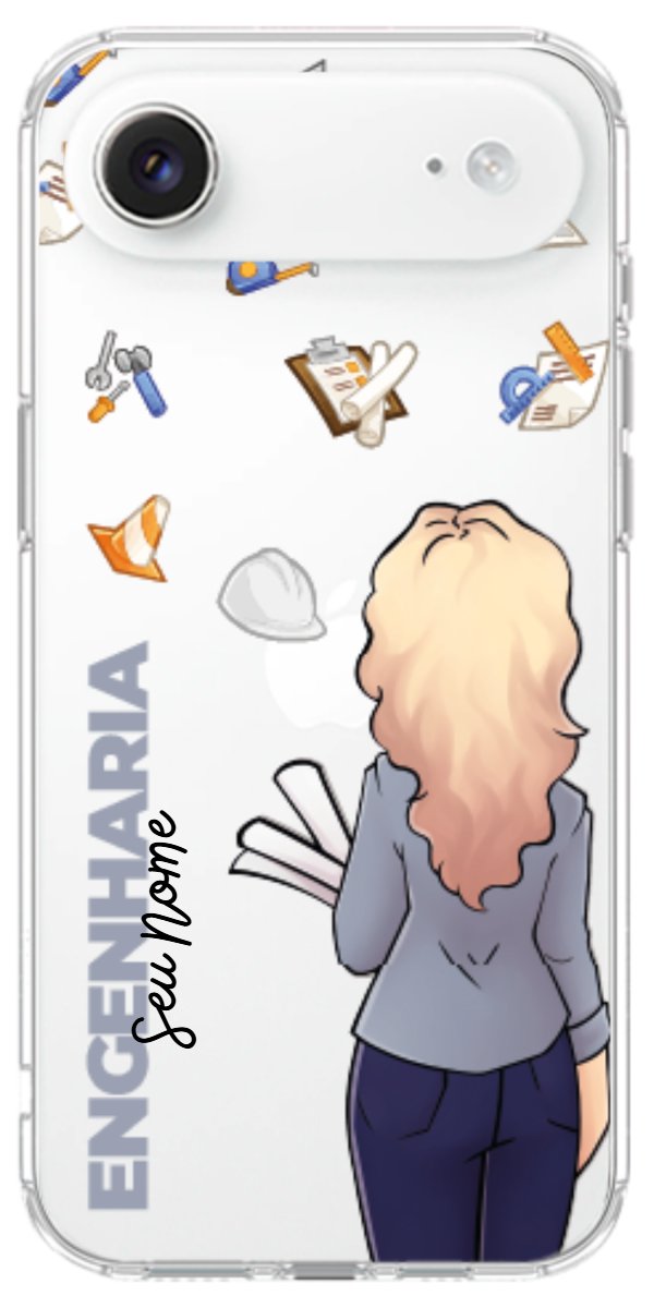Capinha para Celular Engenharia - Boneca Profissão