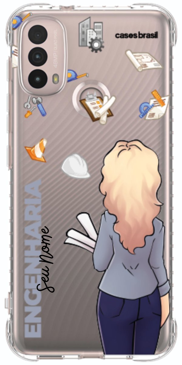 Capinha para Celular Engenharia - Boneca Profissão