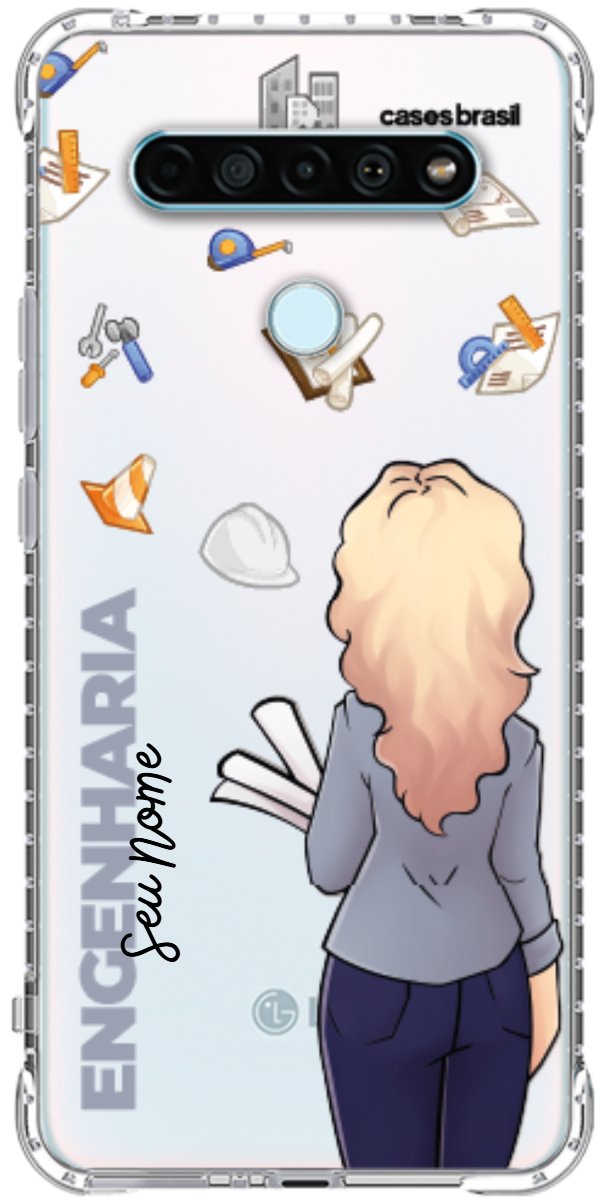 Capinha para Celular Engenharia - Boneca Profissão
