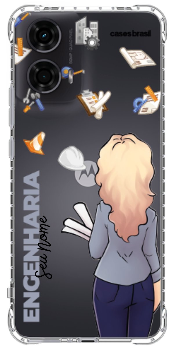 Capinha para Celular Engenharia - Boneca Profissão