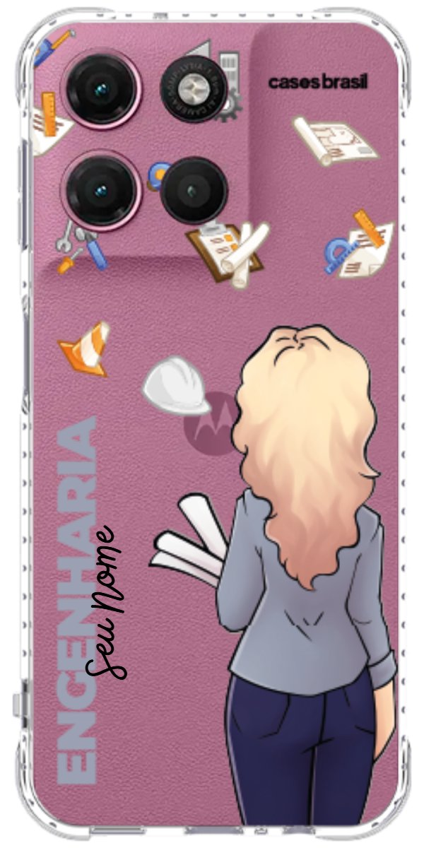 Capinha para Celular Engenharia - Boneca Profissão