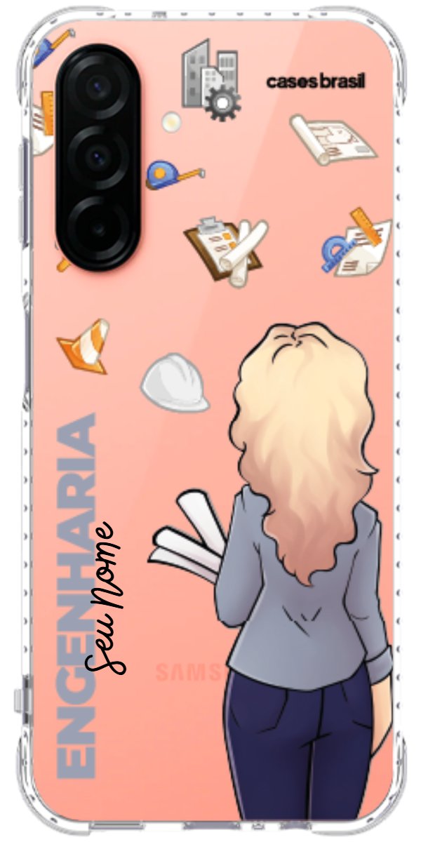 Capinha para Celular Engenharia - Boneca Profissão