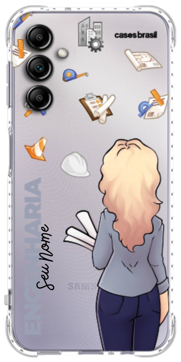 Capinha para Celular Engenharia - Boneca Profissão