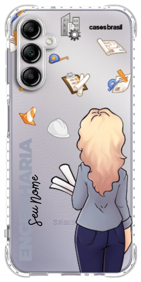 Capinha para Celular Engenharia - Boneca Profissão