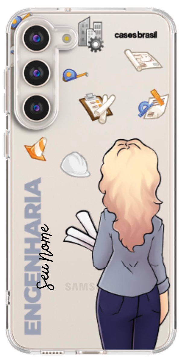Capinha para Celular Engenharia - Boneca Profissão