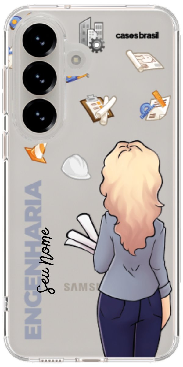 Capinha para Celular Engenharia - Boneca Profissão