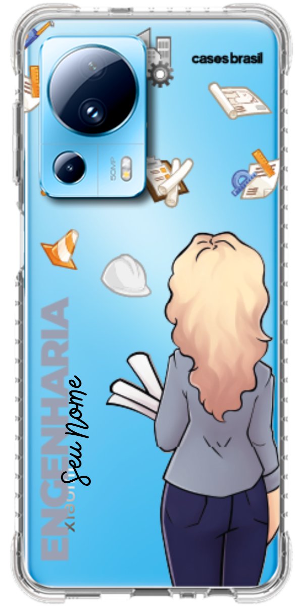 Capinha para Celular Engenharia - Boneca Profissão