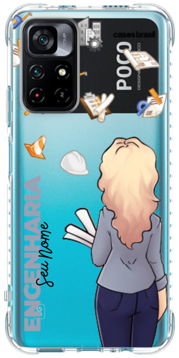 Capinha para Celular Engenharia - Boneca Profissão