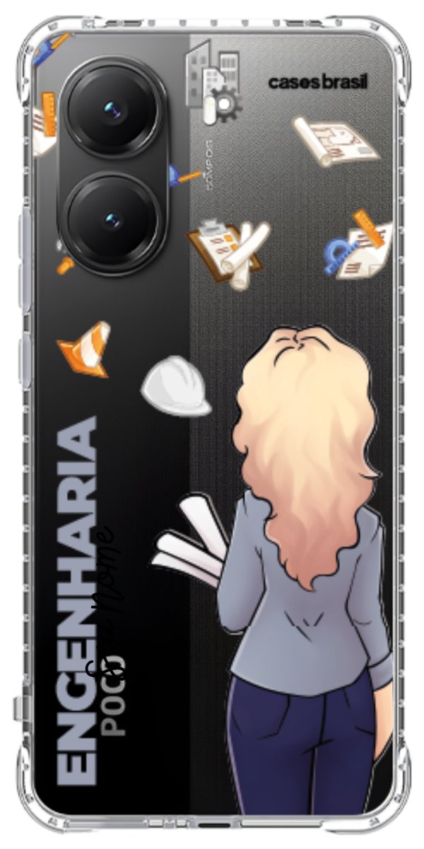 Capinha para Celular Engenharia - Boneca Profissão