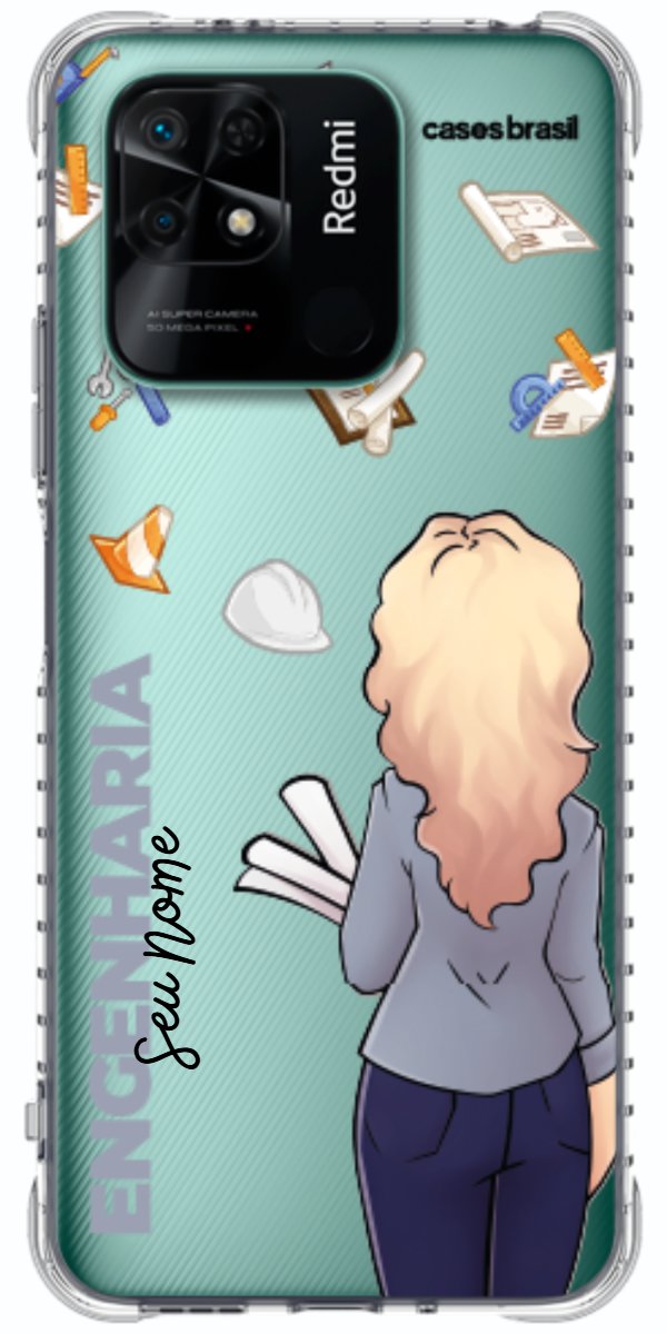 Capinha para Celular Engenharia - Boneca Profissão